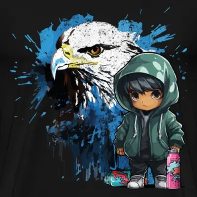 villach-graffiti-adler-maenner-premium-t-shirt_design_13