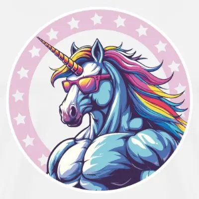 gym-unicorn-maenner-premium-t-shirt_design_6