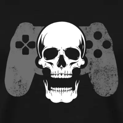 scream-skull-gamer-maenner-premium-t-shirt_design_11