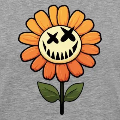 creepy-daisy-maenner-premium-t-shirt_design_15