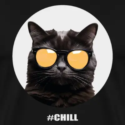 chill-cat-maenner-premium-t-shirt_design_15