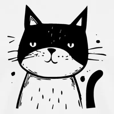 kater-doodle-style-maenner-premium-t-shirt_design_3