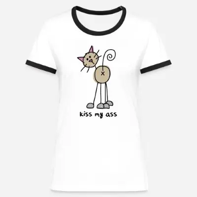 kiss-my-a-cat-frauen-kontrast-t-shirt_product_8