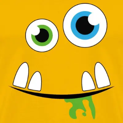 cute-monster-face-slime-maenner-premium-t-shirt_design_0