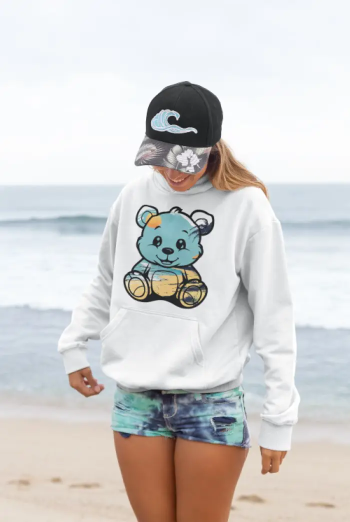 Beach Teddy - Hoodie