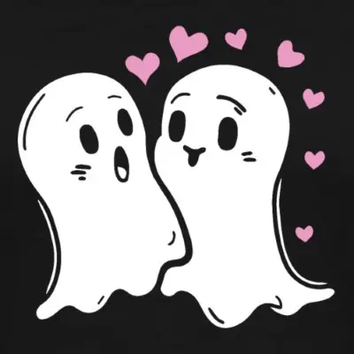 cute-ghost-kiss-maenner-premium-t-shirt_design_8