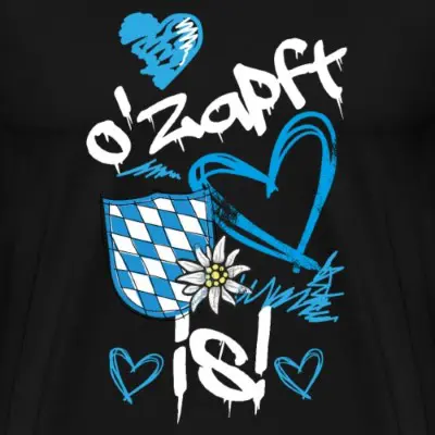 graffiti-style-o-zapft-is-maenner-premium-t-shirt_design_5