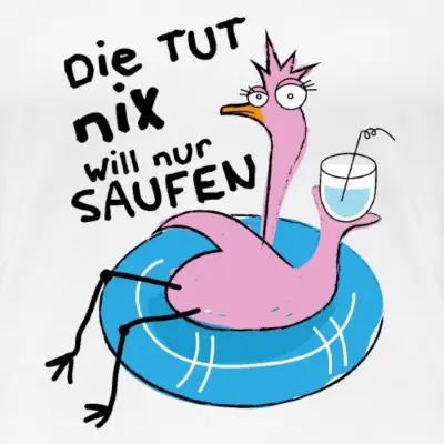 tut-nix-flamingo-frauen-premium-t-shirt_design_7