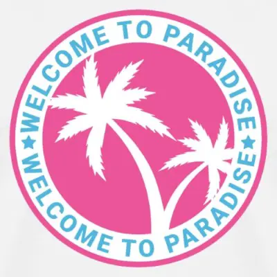 welcome-to-paradise-maenner-premium-t-shirt_design_5