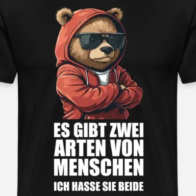 es-gibt-zwei-arten-von-menschen-teddy-maenner-premium-t-shirt_design_4