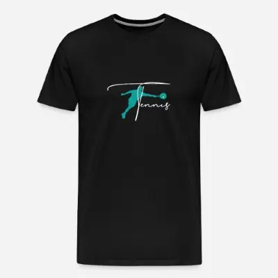 tennis-player-shilouette-maenner-premium-t-shirt_product_2