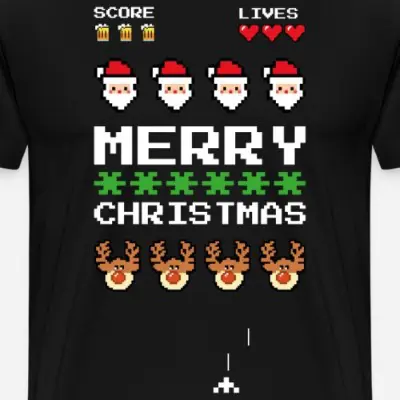 xmas-retro-game-maenner-premium-t-shirt_design_1